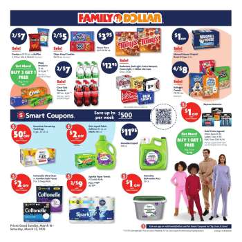 Family Dollar Flyer - 03/16/2025 - 03/22/2025.