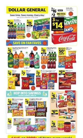Dollar General Flyer - 03/16/2025 - 03/22/2025.