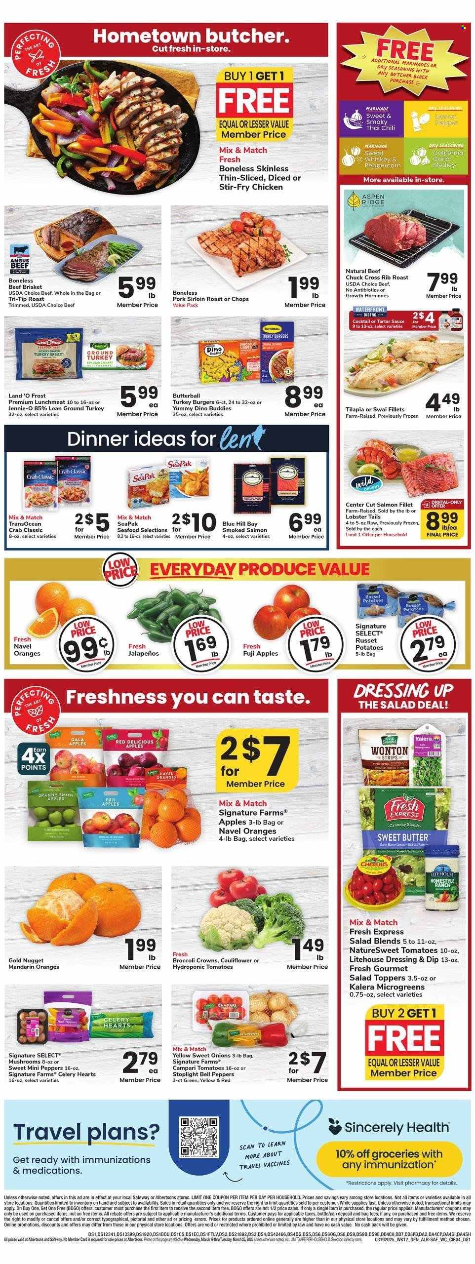Safeway ad - 03/19/2025 - 03/25/2025. Page 3