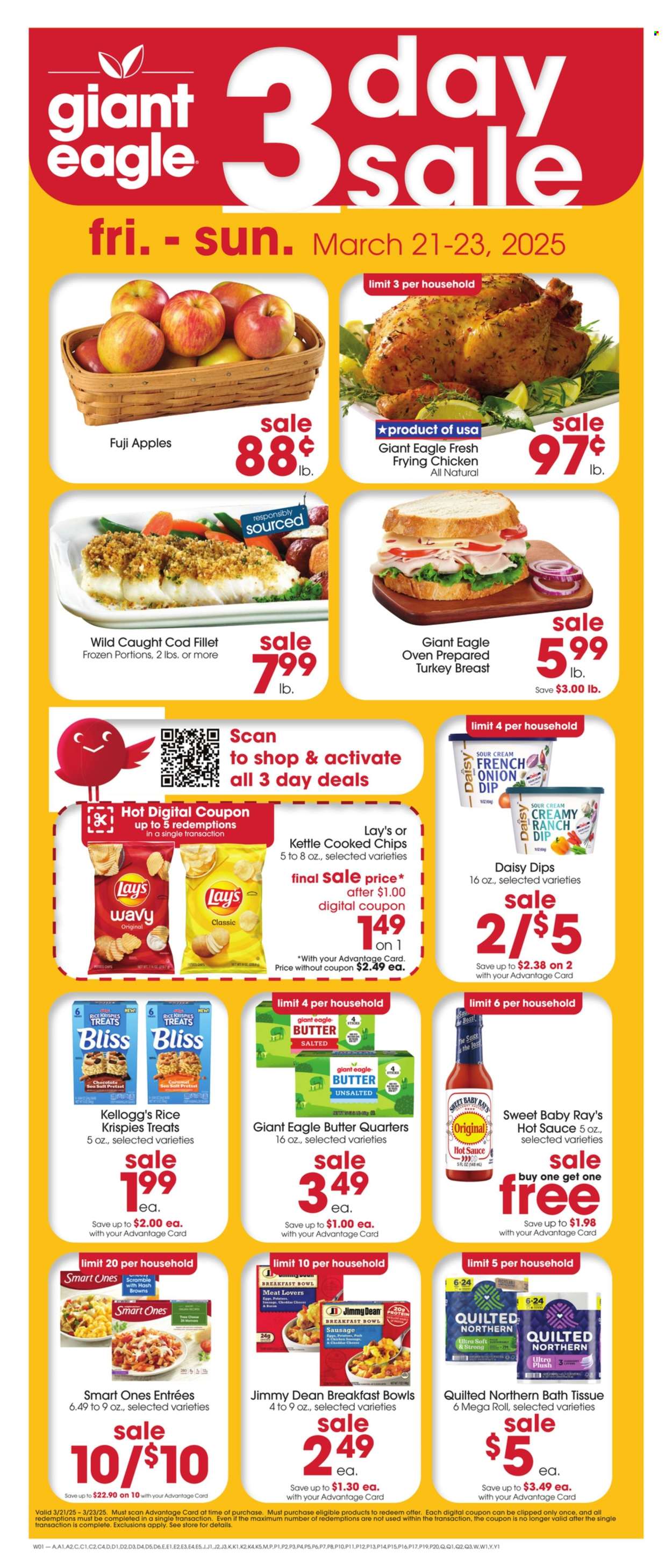 Giant Eagle ad - 03/20/2025 - 03/26/2025. Page 1