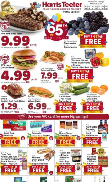 Harris Teeter Flyer - 03/19/2025 - 03/25/2025.