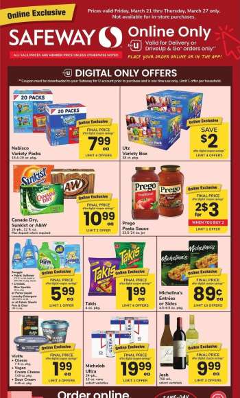 Safeway Flyer - 03/21/2025 - 03/27/2025.