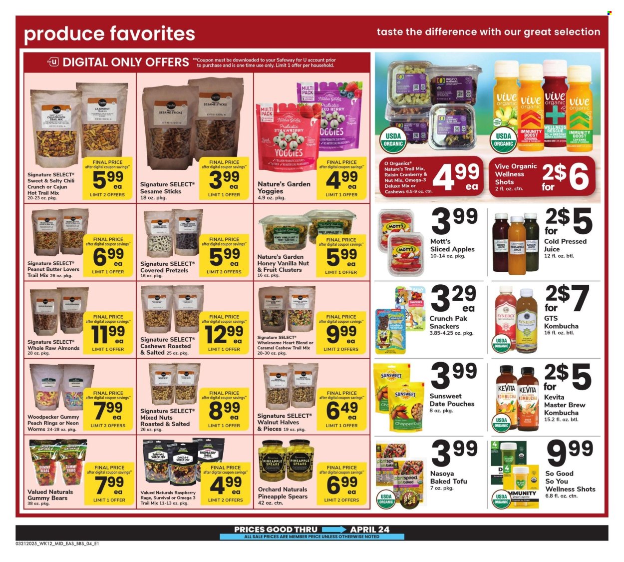 Safeway ad - 03/21/2025 - 04/24/2025. Page 4