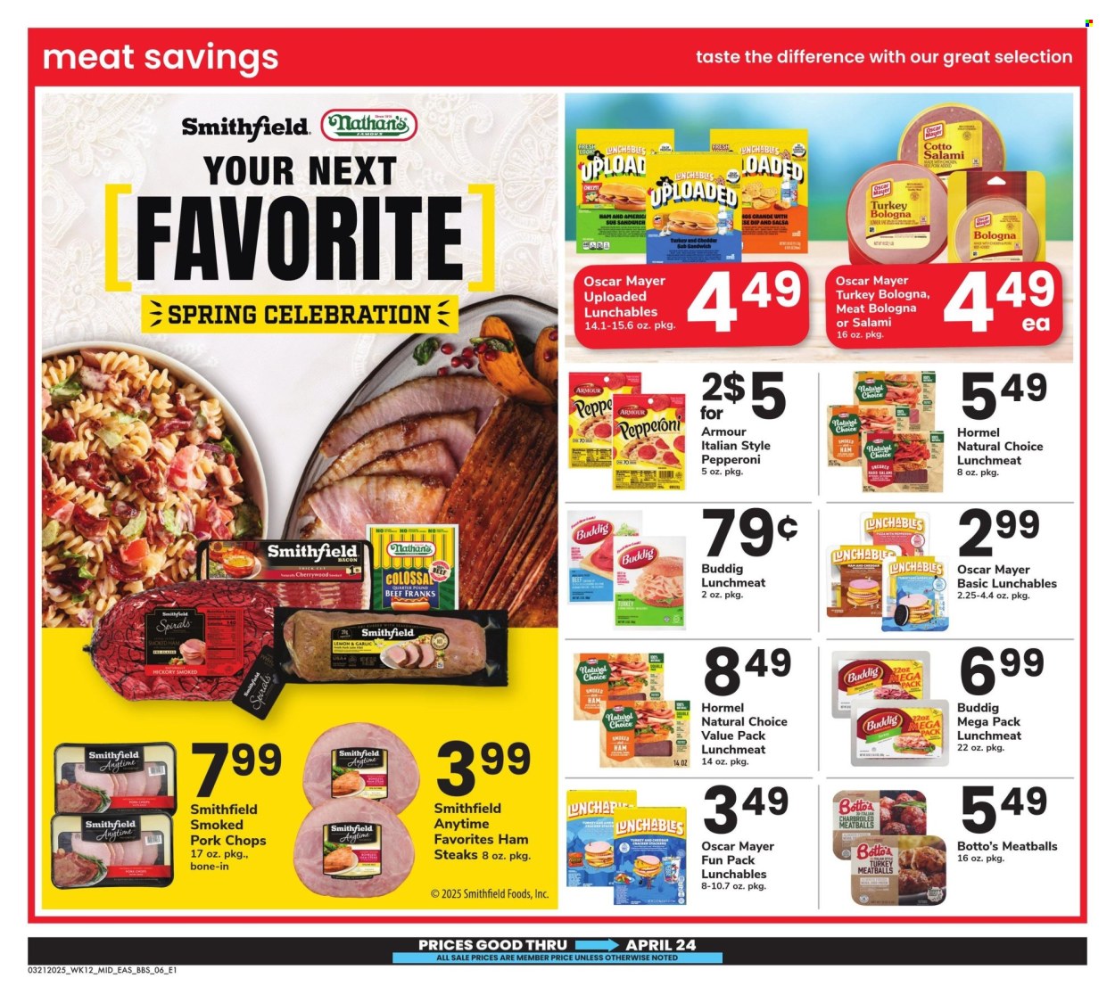 Safeway ad - 03/21/2025 - 04/24/2025. Page 6