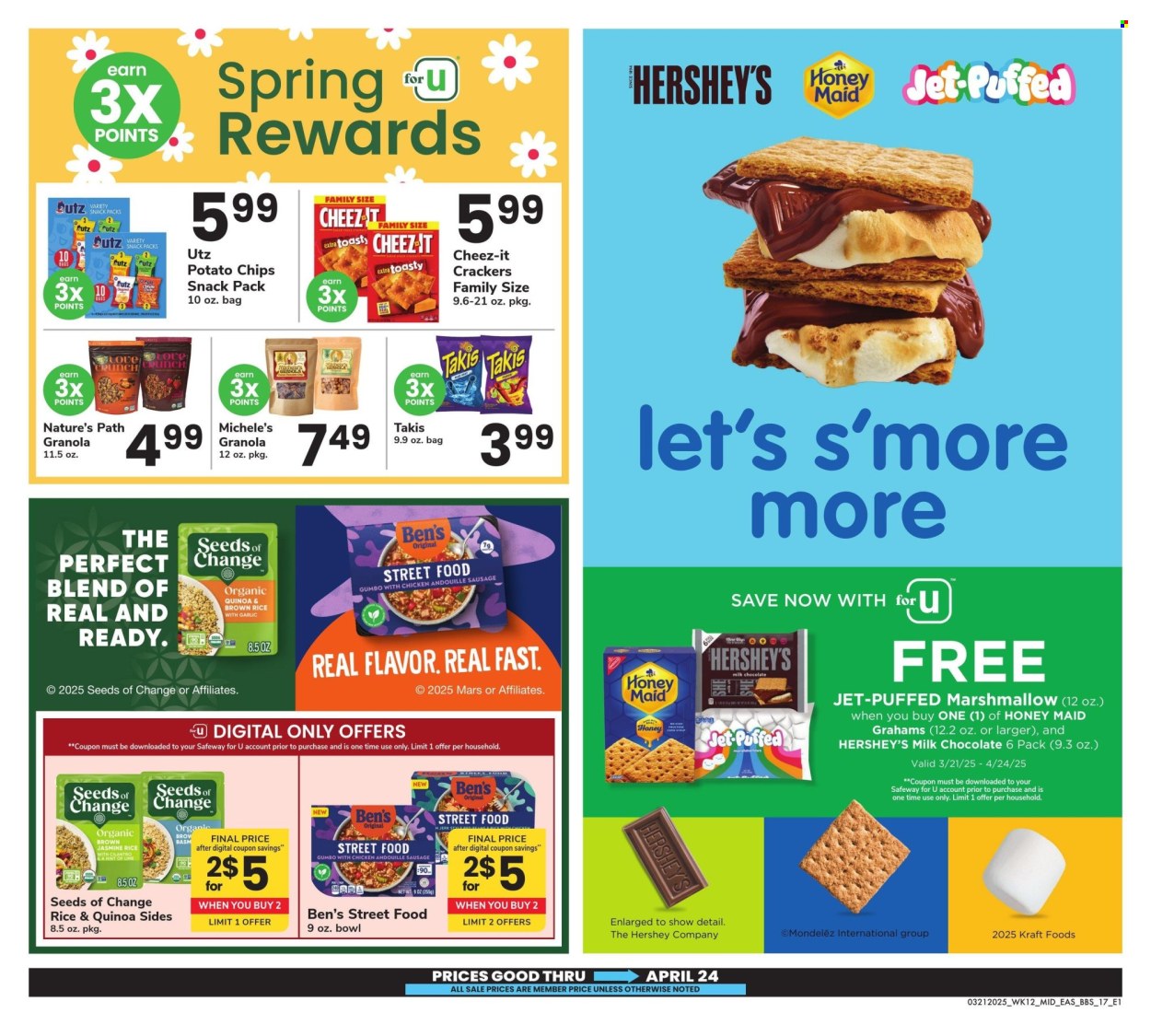 Safeway ad - 03/21/2025 - 04/24/2025. Page 17