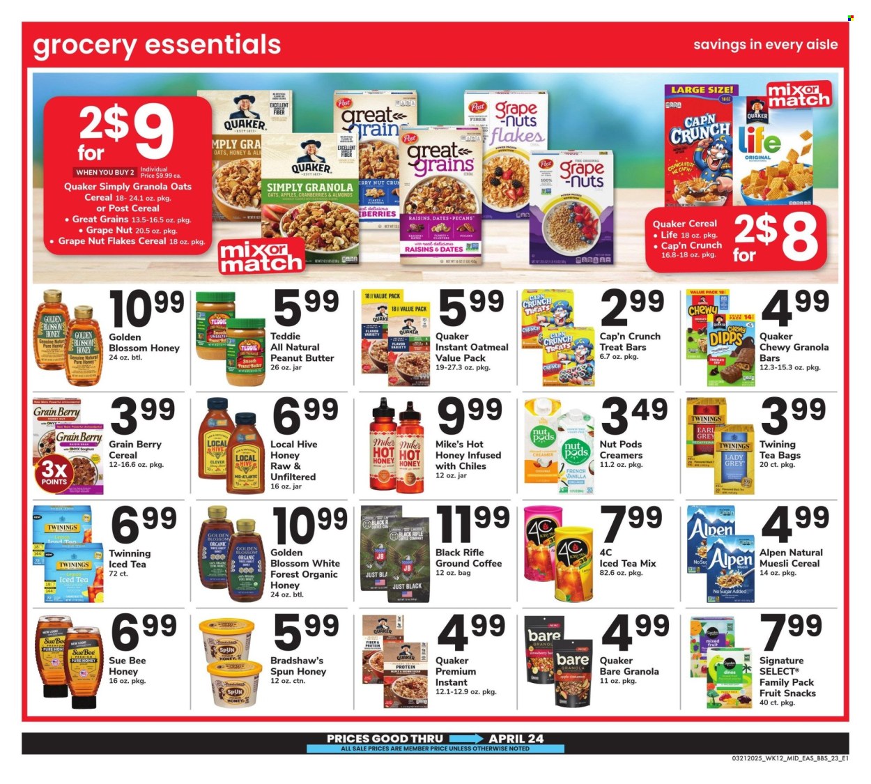 Safeway ad - 03/21/2025 - 04/24/2025. Page 23