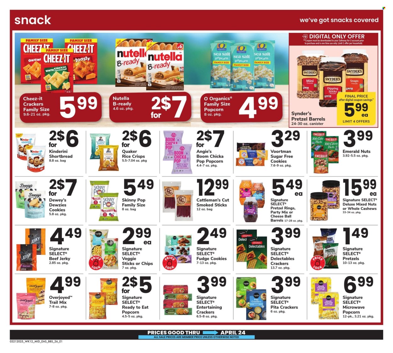 Safeway ad - 03/21/2025 - 04/24/2025. Page 26