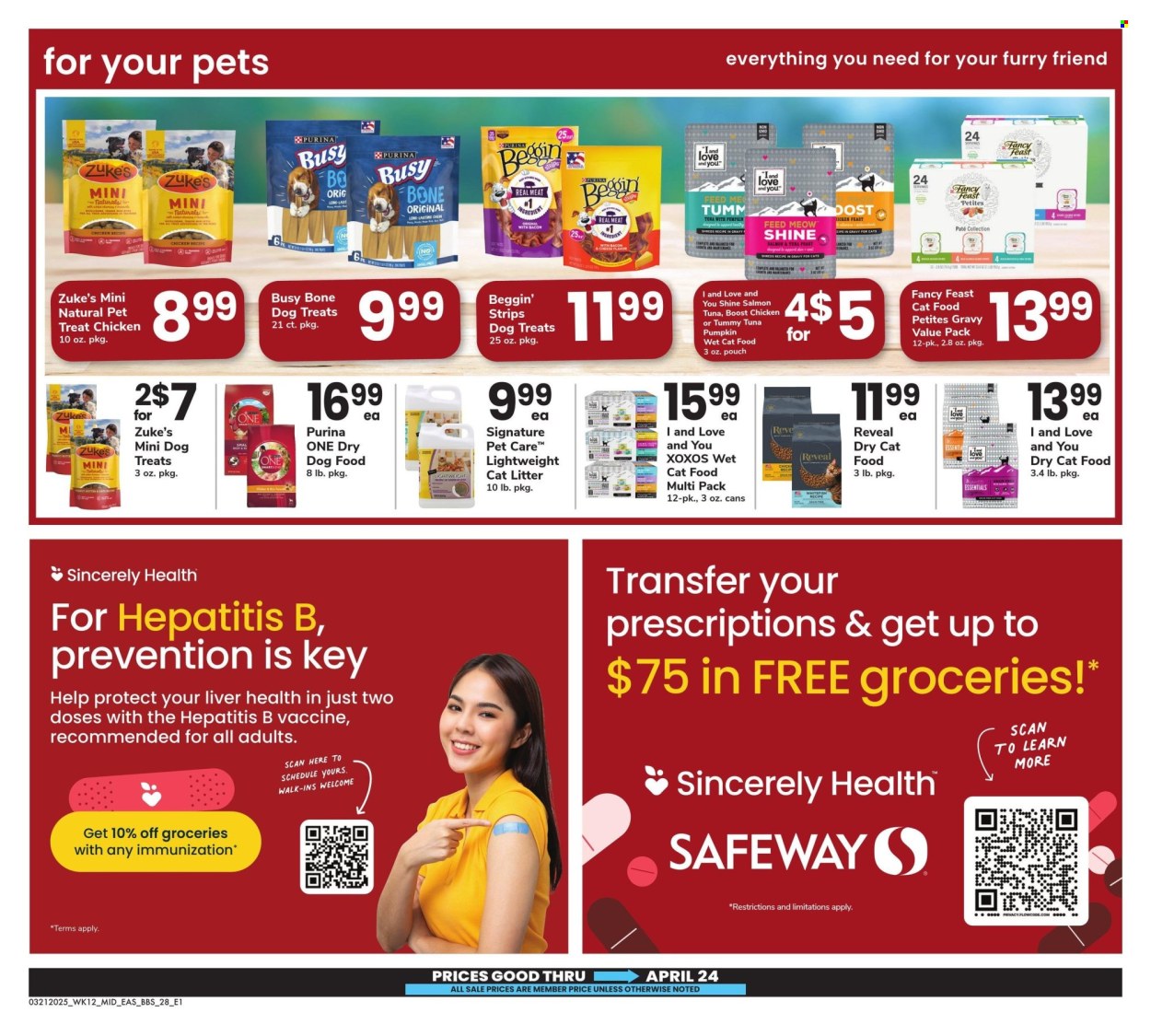 Safeway ad - 03/21/2025 - 04/24/2025. Page 28