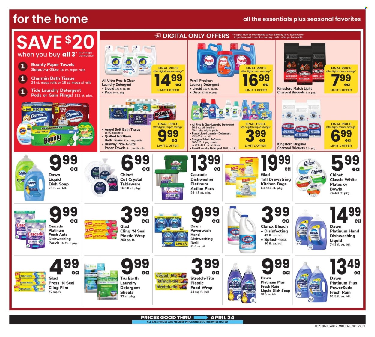 Safeway ad - 03/21/2025 - 04/24/2025. Page 29