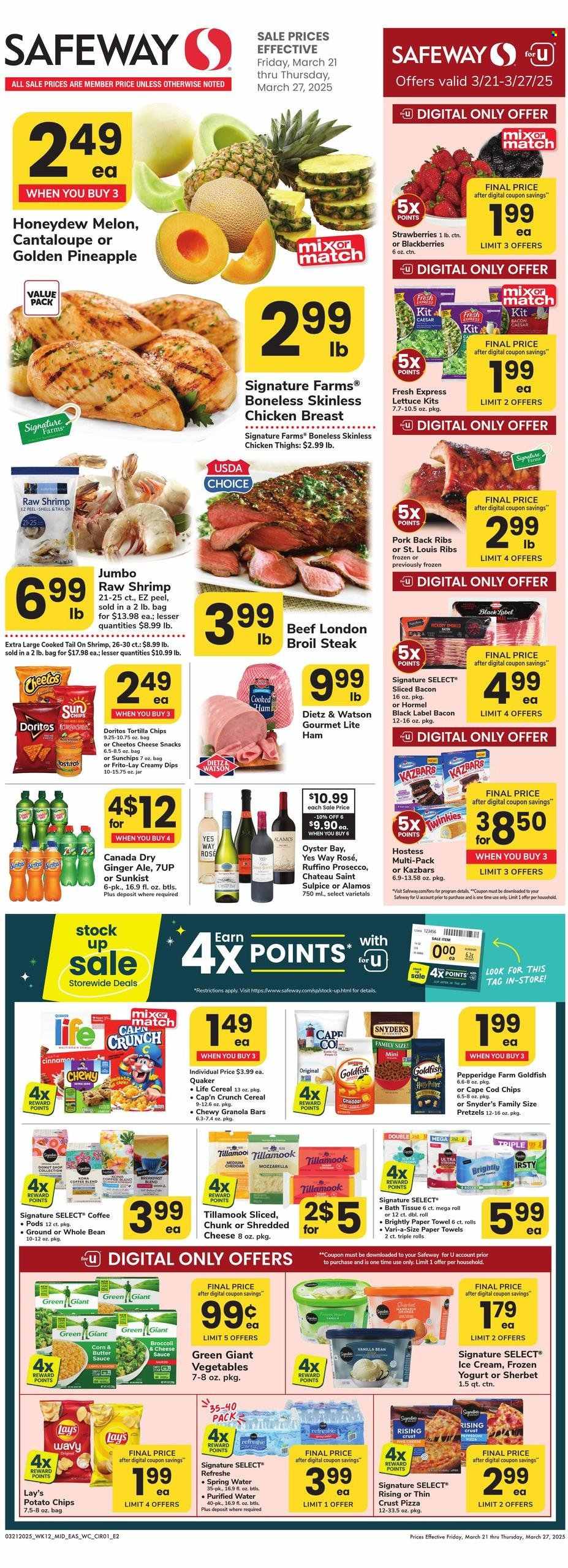 Safeway ad - 03/21/2025 - 03/27/2025. Page 1