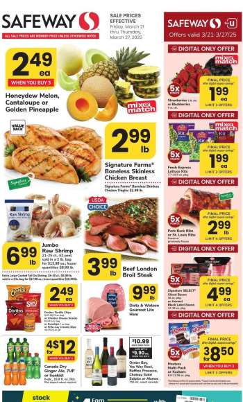 Safeway Flyer - 03/21/2025 - 03/27/2025.