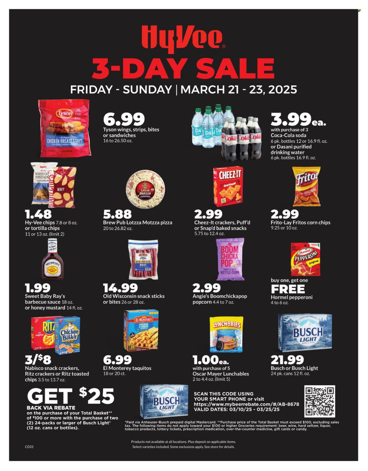 Hy-Vee ad - 03/21/2025 - 03/23/2025. Page 1