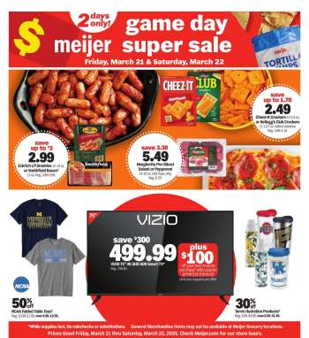Meijer Flyer - 03/21/2025 - 03/22/2025.