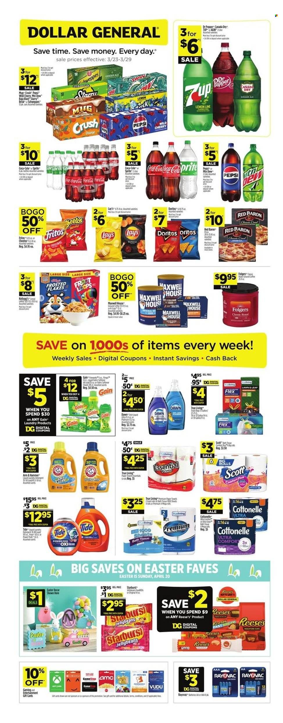 Dollar General ad - 03/23/2025 - 03/29/2025. Page 1