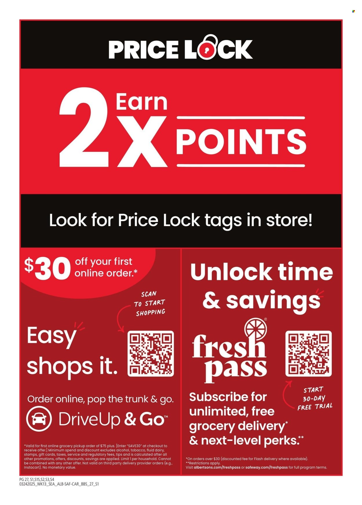 Safeway ad - 03/24/2025 - 04/20/2025. Page 27