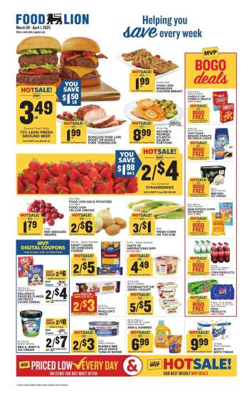 Food Lion Flyer - 03/26/2025 - 04/01/2025.