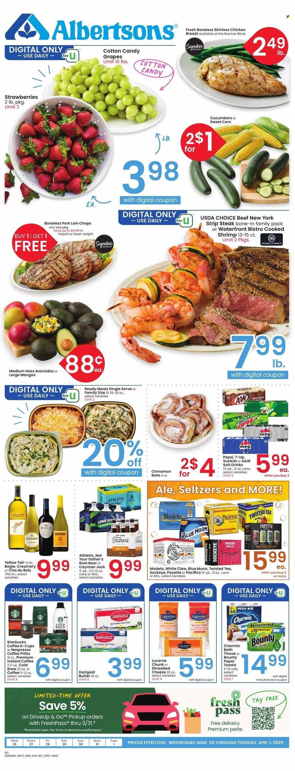 Albertsons ad - 03/26/2025 - 04/01/2025. Page 1