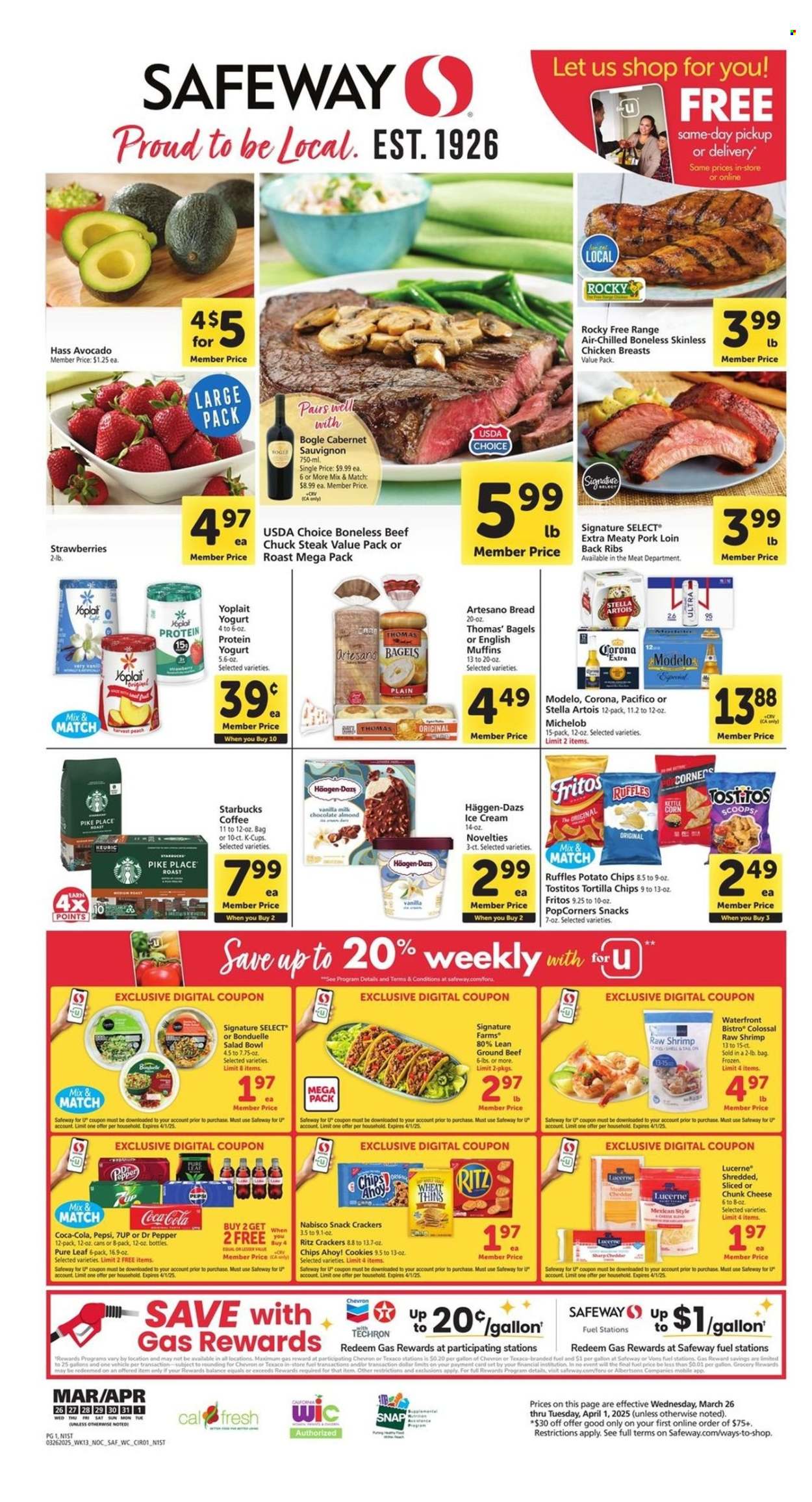 Safeway ad - 03/26/2025 - 04/01/2025. Page 1