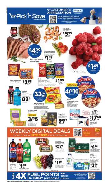 Pick ‘n Save Flyer - 03/26/2025 - 04/01/2025.