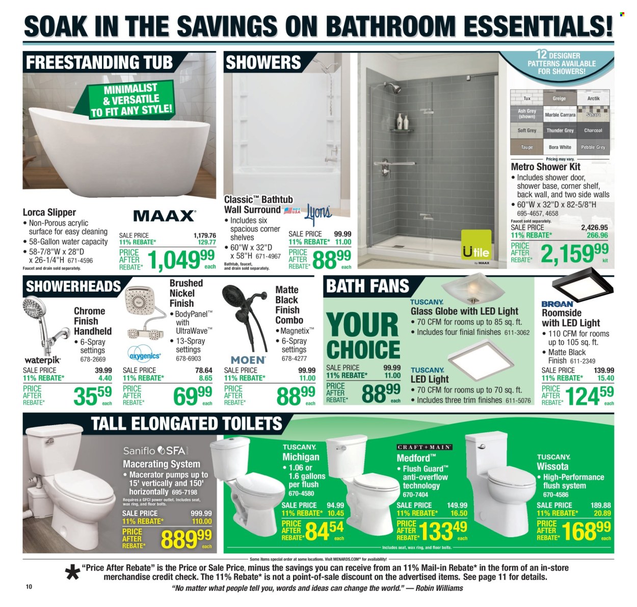 Menards ad - 03/27/2025 - 04/06/2025. Page 18