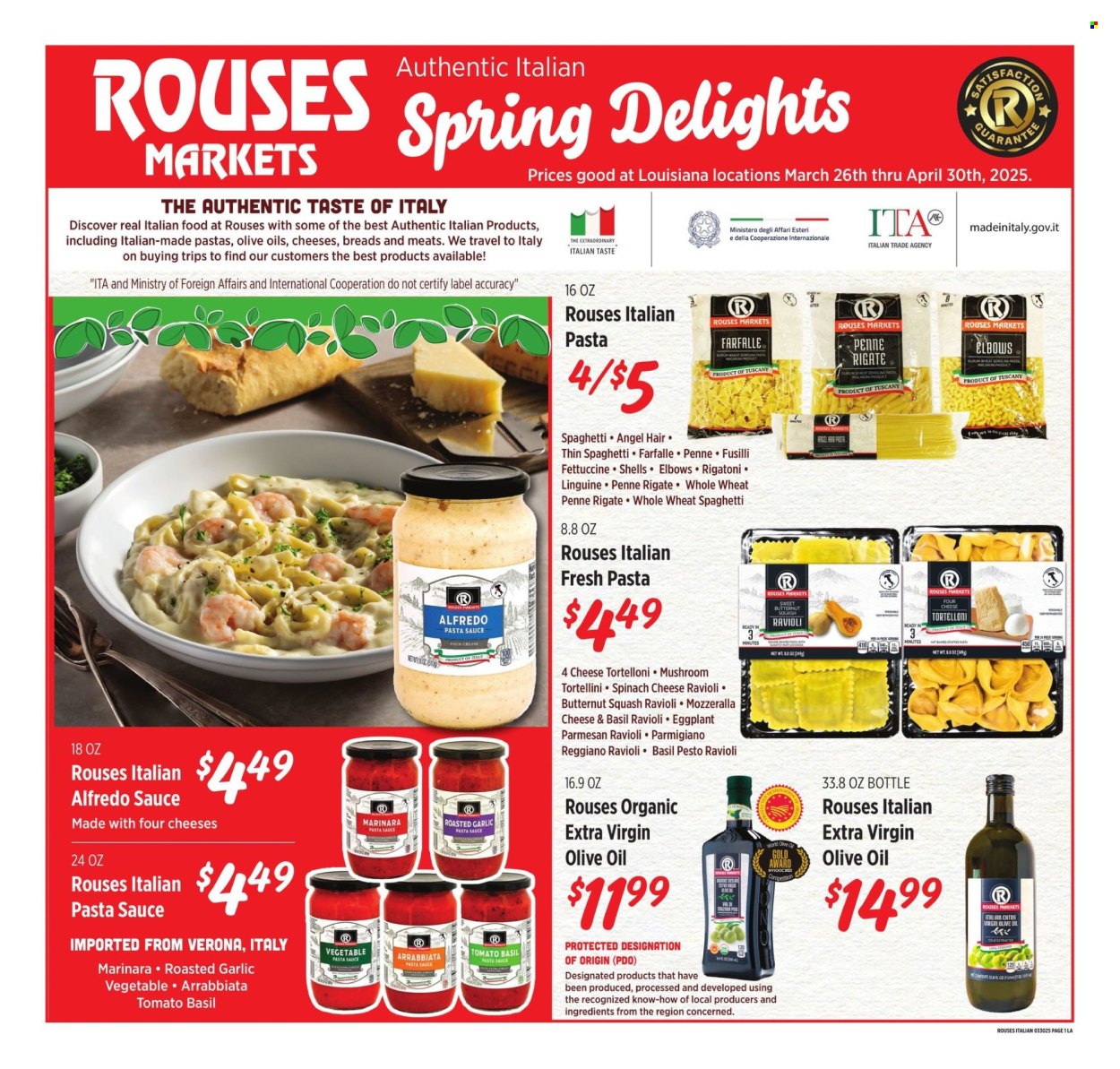 Rouses Markets ad - 03/26/2025 - 04/30/2025. Page 1