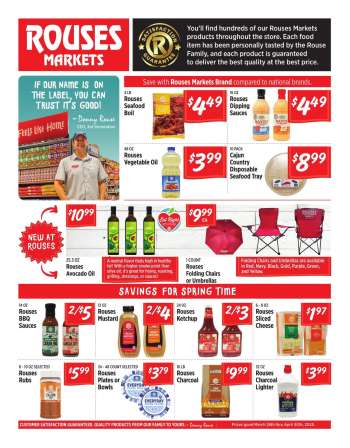 Rouses Markets Flyer - 03/26/2025 - 04/30/2025.
