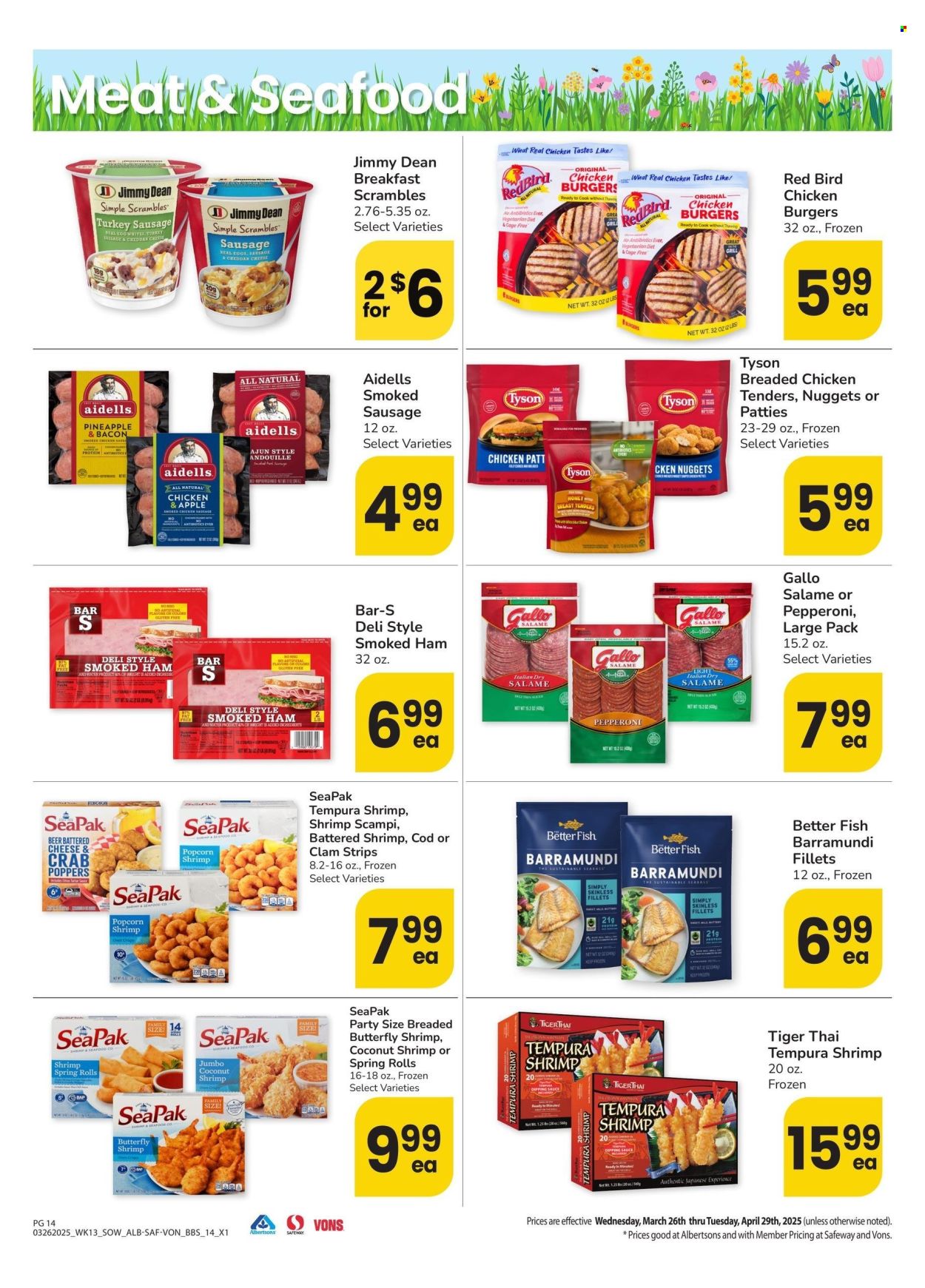 Albertsons ad - 03/26/2025 - 04/29/2025. Page 14