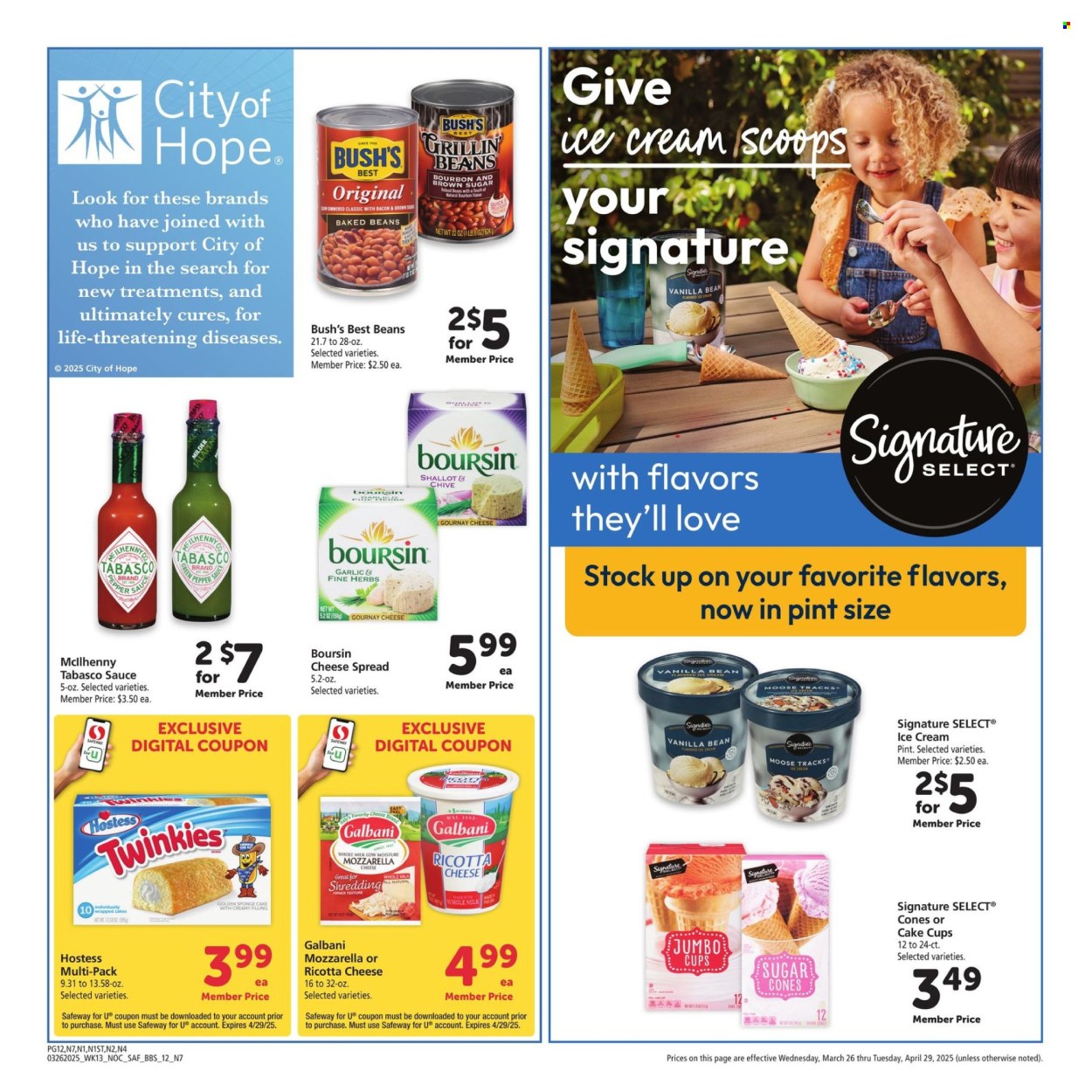Safeway ad - 03/26/2025 - 04/29/2025. Page 12
