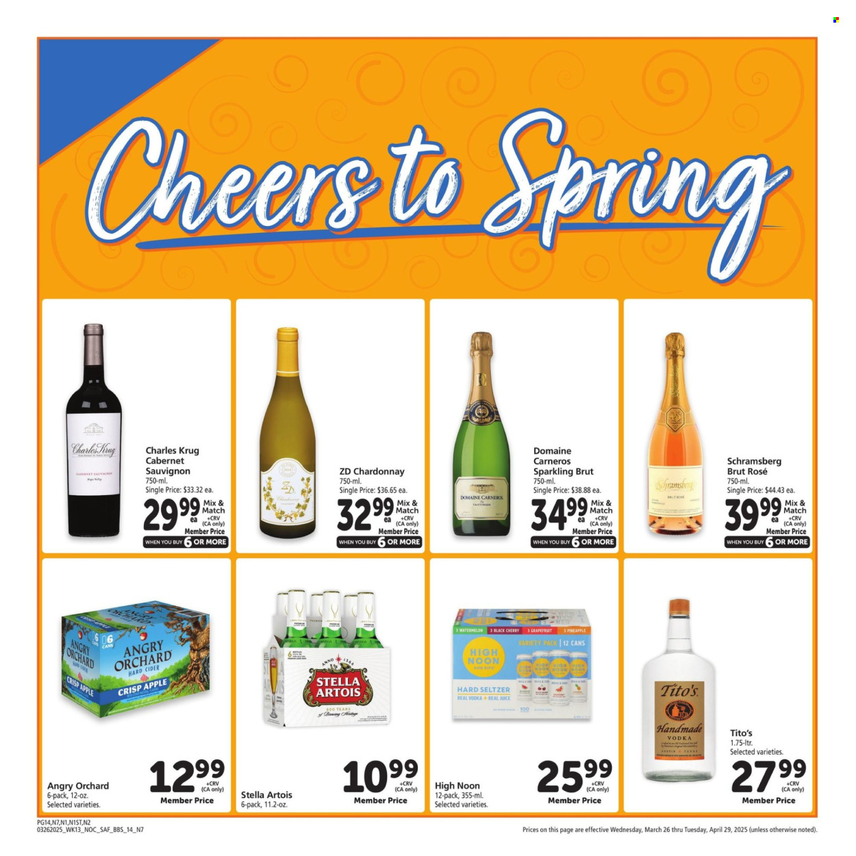 Safeway ad - 03/26/2025 - 04/29/2025. Page 14