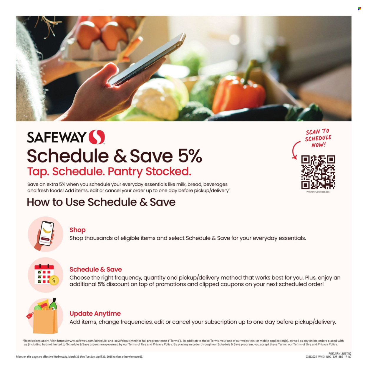 Safeway ad - 03/26/2025 - 04/29/2025. Page 17