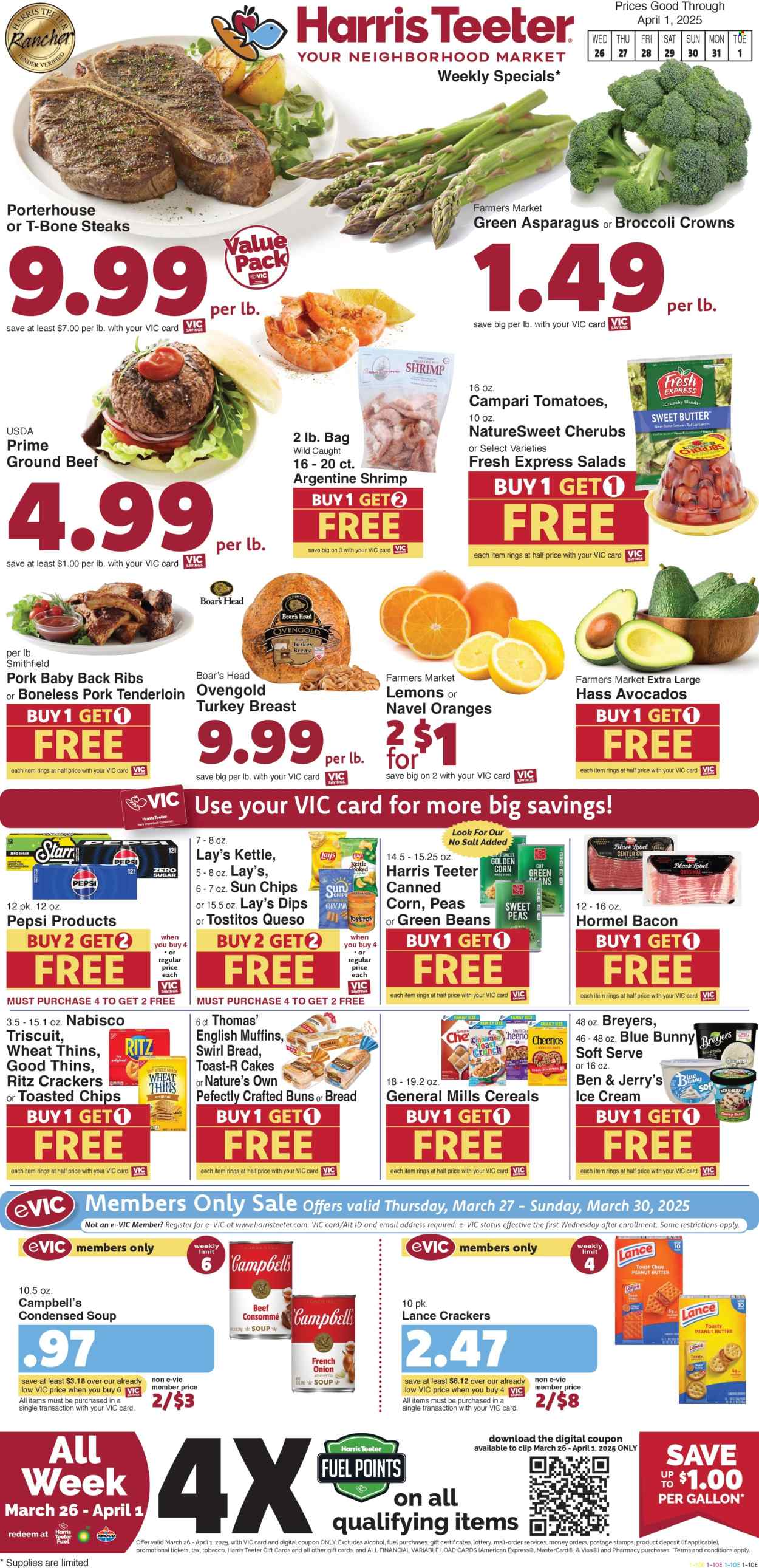 Harris Teeter ad - 03/26/2025 - 04/01/2025. Page 1