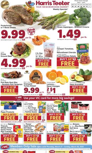 Harris Teeter Flyer - 03/26/2025 - 04/01/2025.