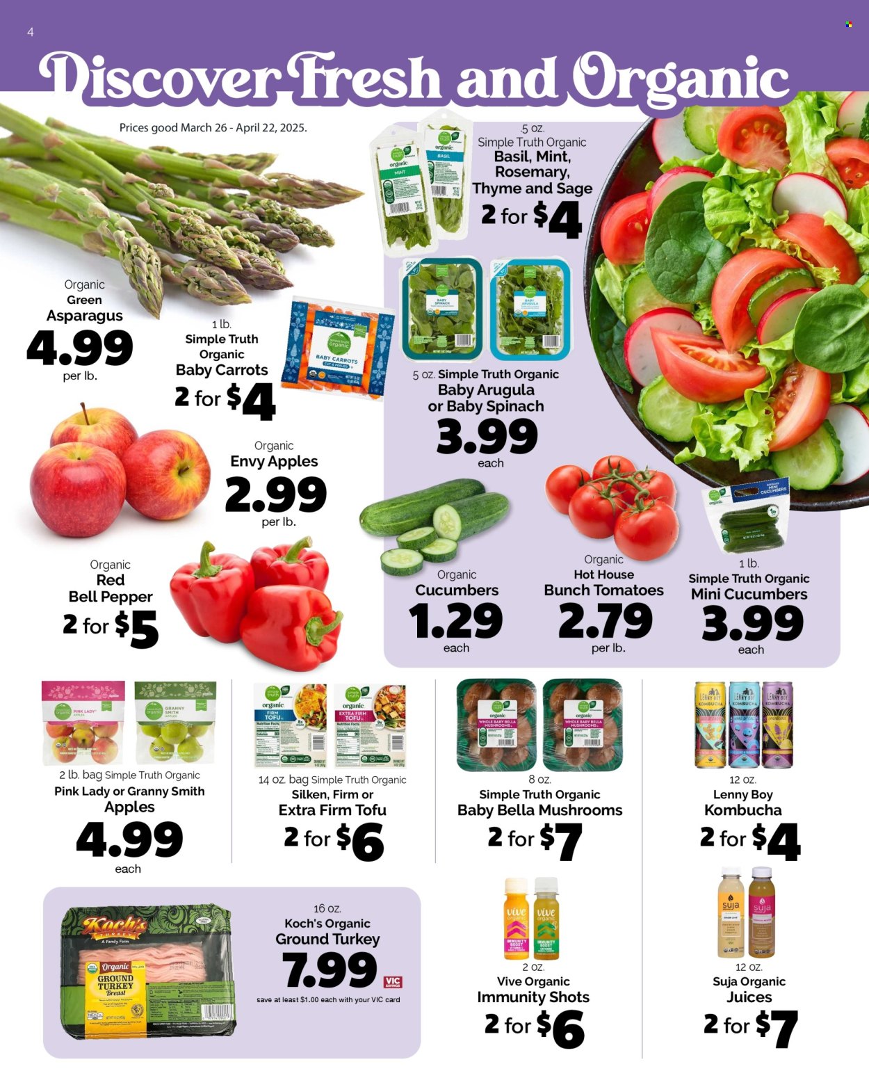 Harris Teeter ad - 03/26/2025 - 04/22/2025. Page 4