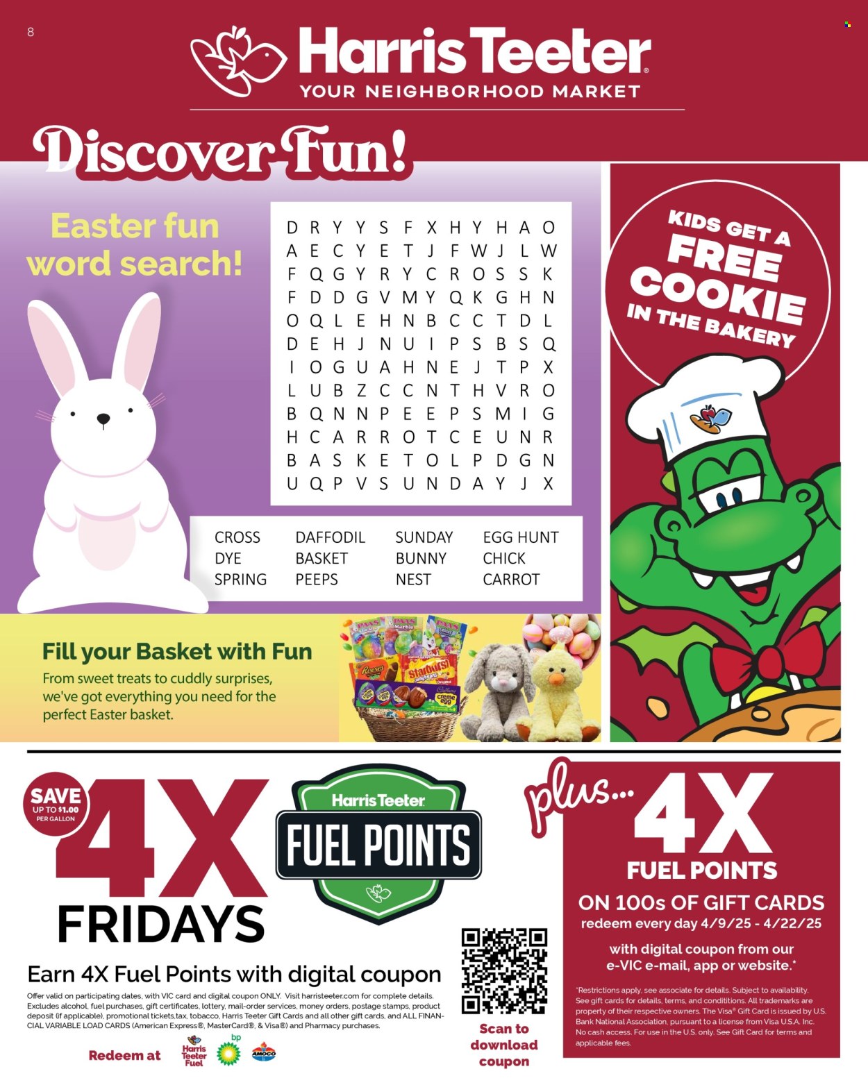 Harris Teeter ad - 03/26/2025 - 04/22/2025. Page 8