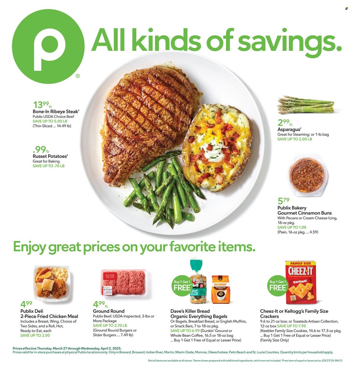 Publix ad - 03/27/2025 - 04/02/2025. Page 1