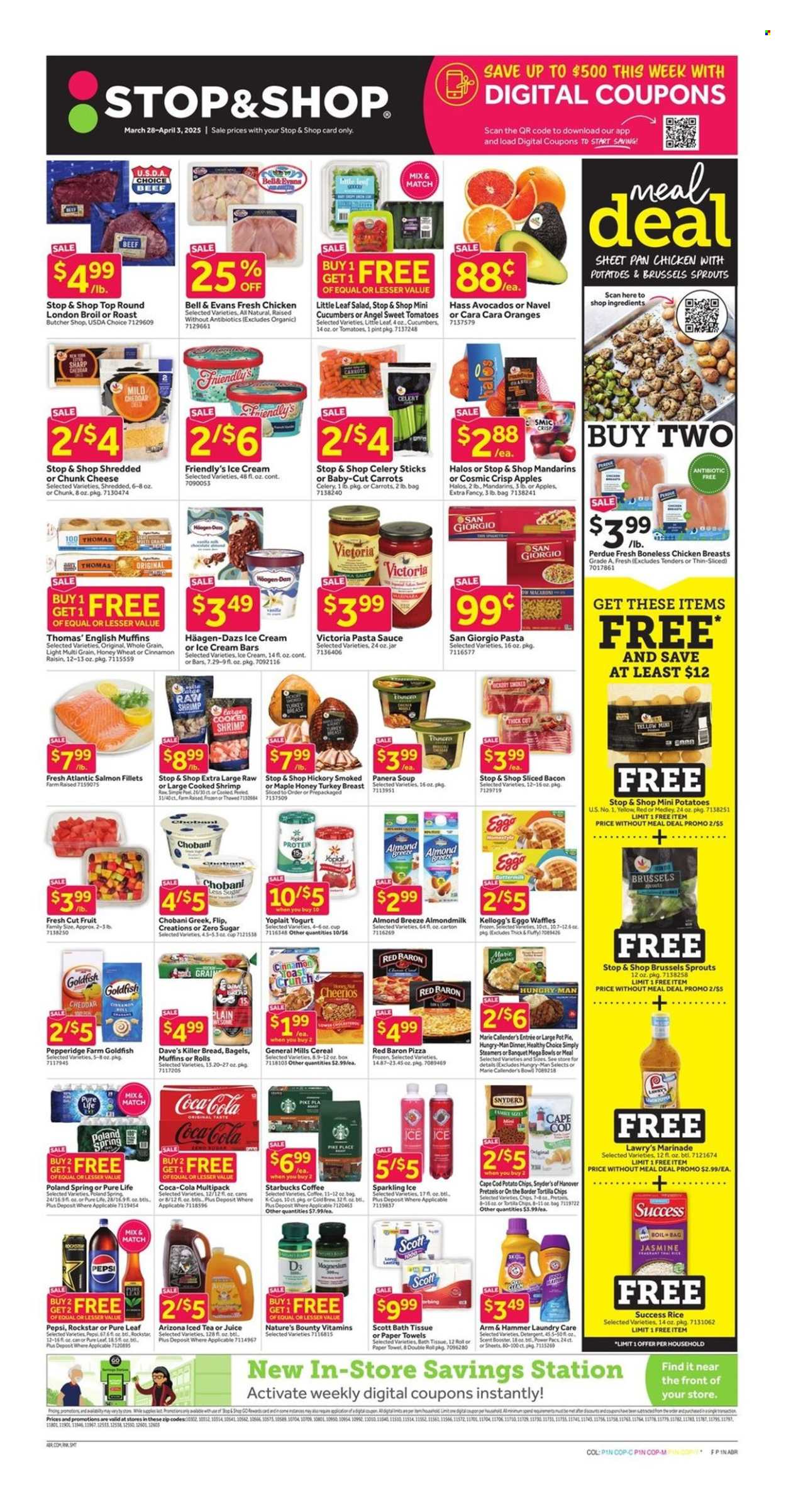 Stop & Shop ad - 03/28/2025 - 04/03/2025. Page 1