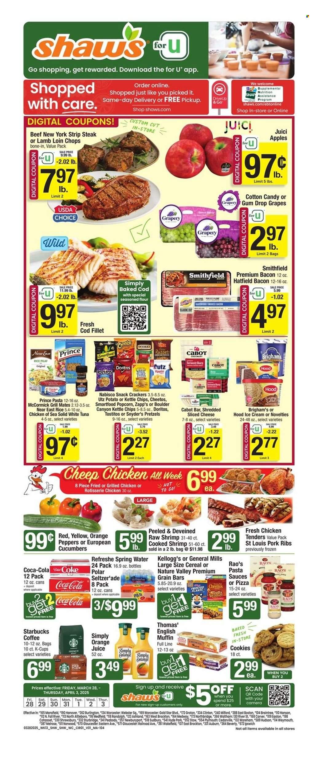 Shaw’s ad - 03/28/2025 - 04/03/2025. Page 1