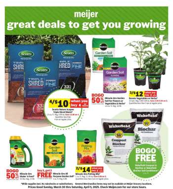 Meijer Flyer - 03/30/2025 - 04/05/2025.