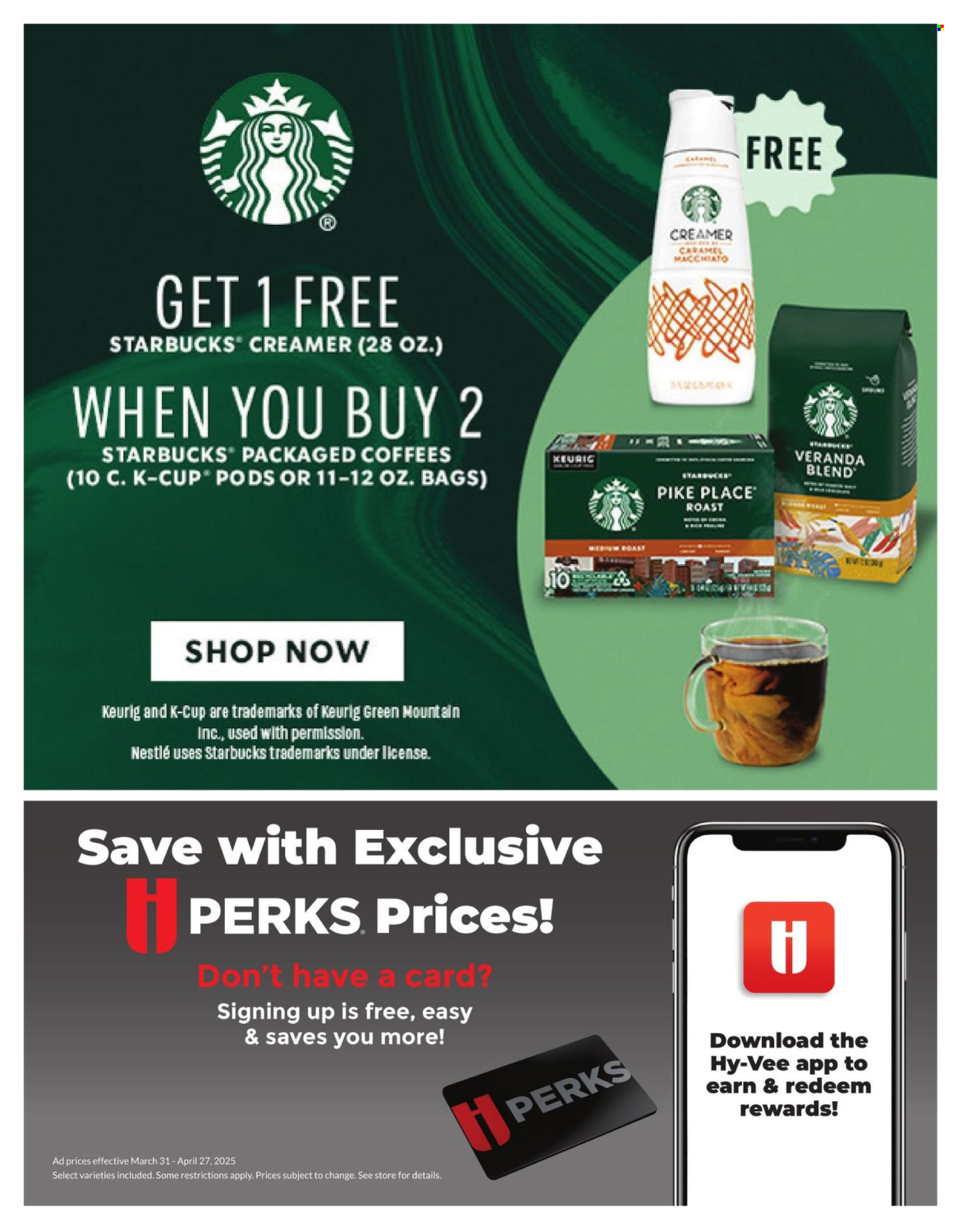 Hy-Vee ad - 03/31/2025 - 04/27/2025. Page 9