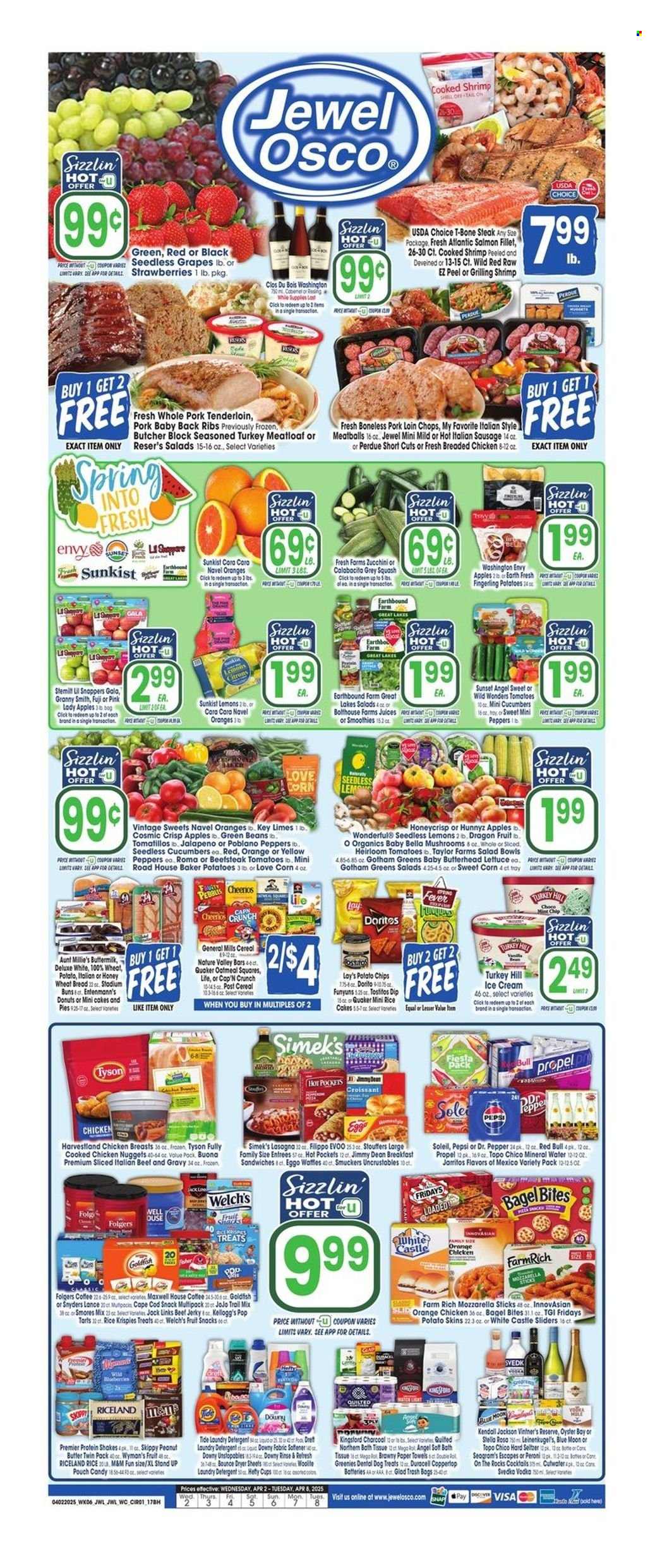 Jewel Osco ad - 04/02/2025 - 04/08/2025. Page 1