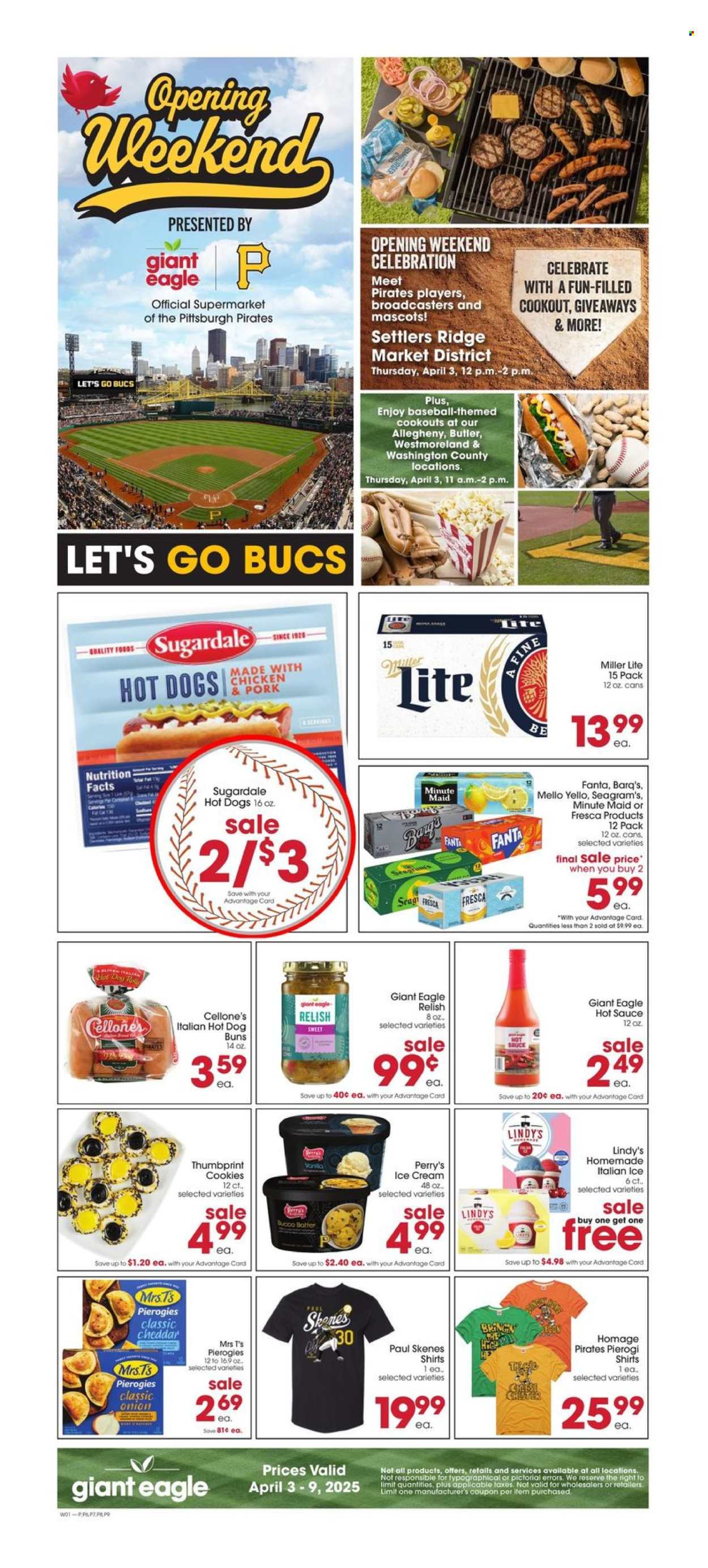 Giant Eagle ad - 04/03/2025 - 04/09/2025. Page 1