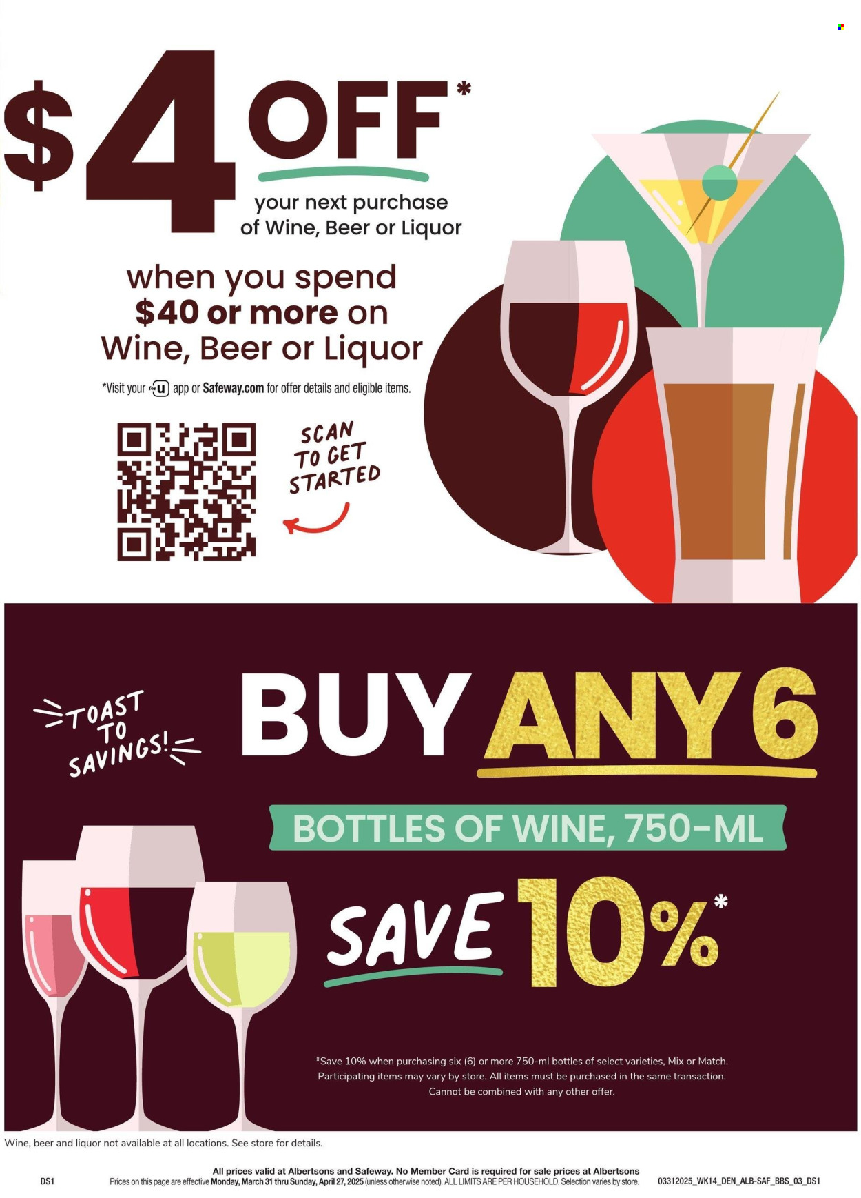 Albertsons ad - 03/31/2025 - 04/27/2025. Page 3