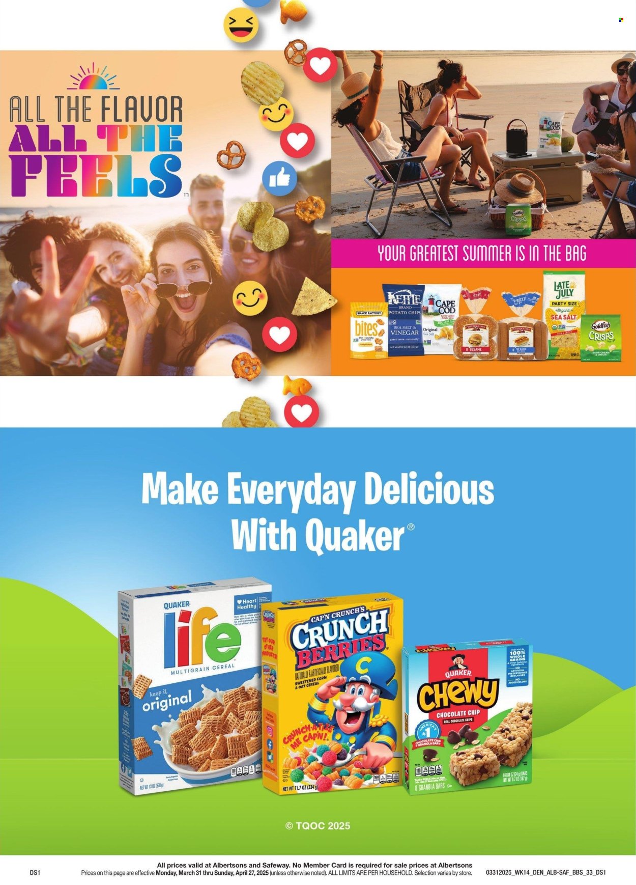 Albertsons ad - 03/31/2025 - 04/27/2025. Page 33