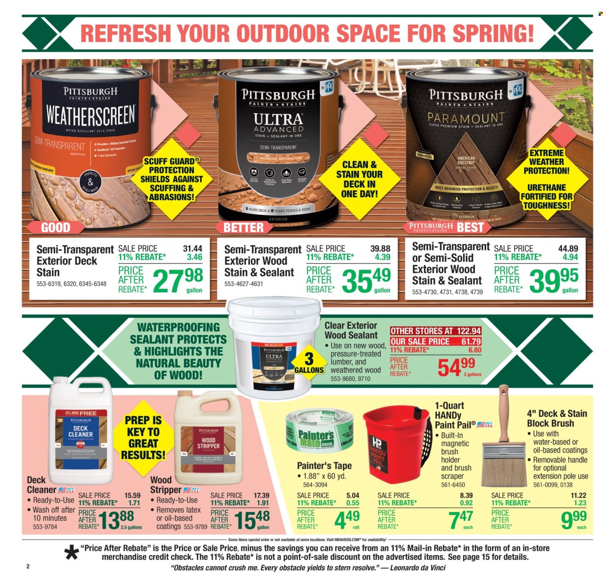Menards ad - 04/03/2025 - 04/13/2025. Page 3