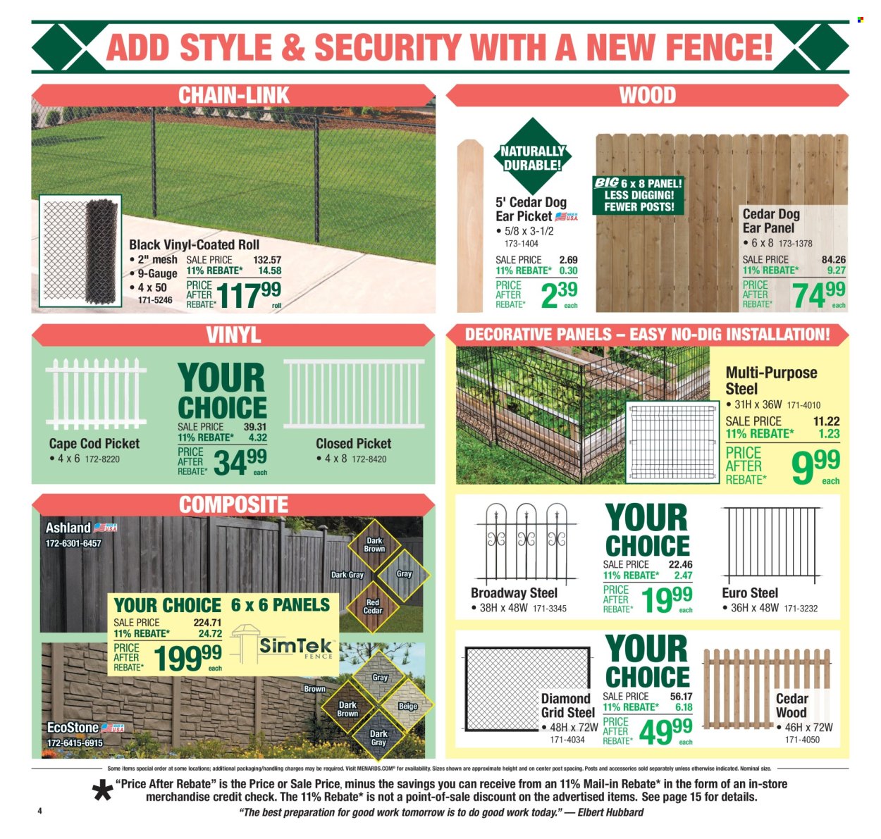 Menards ad - 04/03/2025 - 04/13/2025. Page 6
