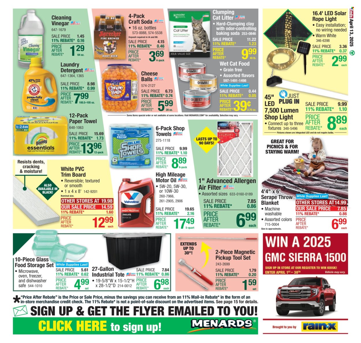 Menards ad - 04/03/2025 - 04/13/2025. Page 25