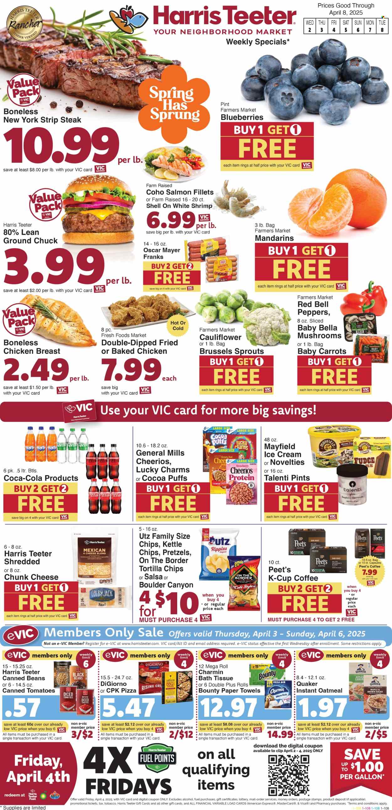 Harris Teeter ad - 04/02/2025 - 04/08/2025. Page 1