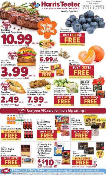 Harris Teeter Flyer - 04/02/2025 - 04/08/2025.