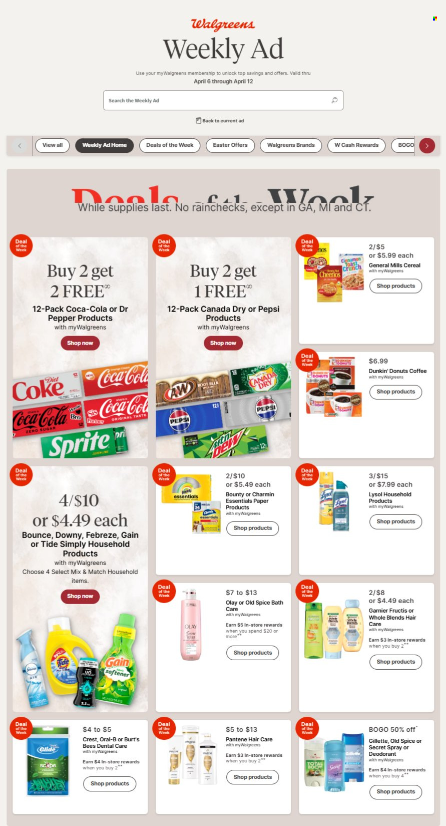 Walgreens ad - 04/06/2025 - 04/12/2025. Page 1