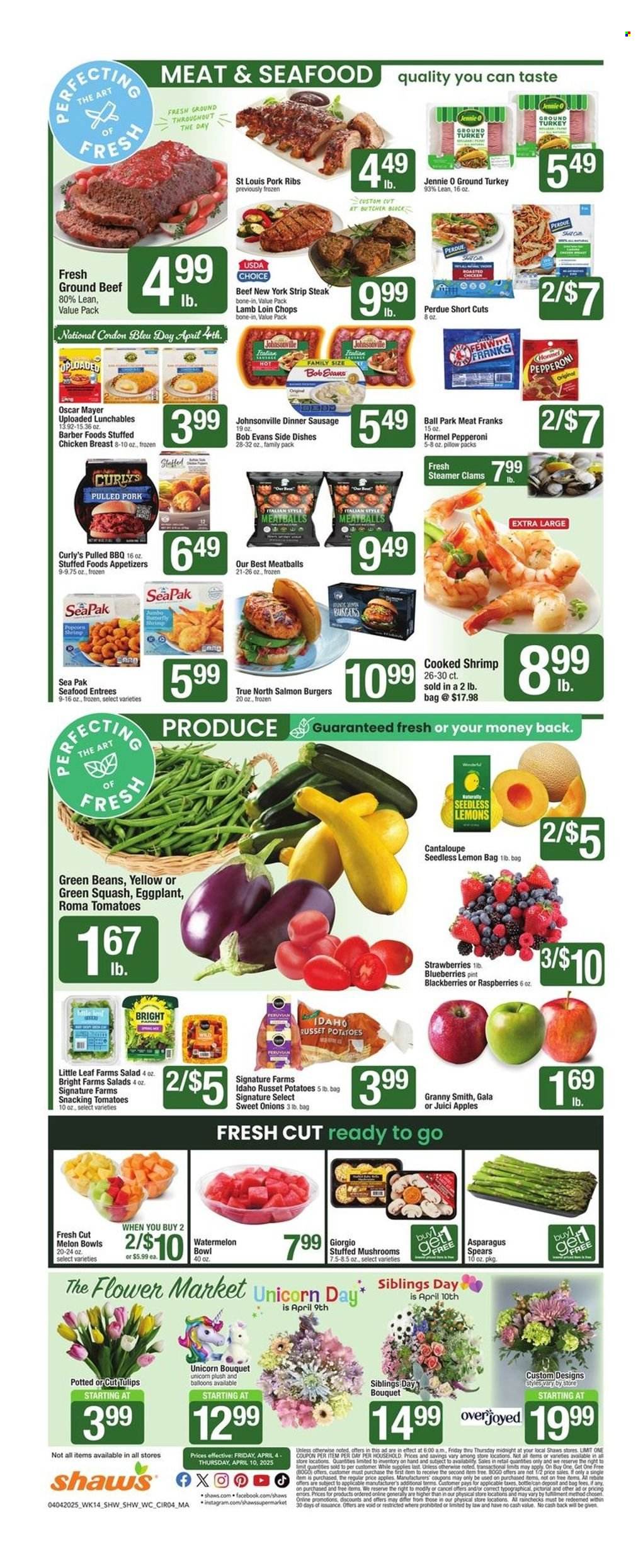 Shaw’s ad - 04/04/2025 - 04/10/2025. Page 4
